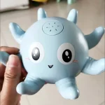 Baby Bath Toys Spray Water Shower Bathing Toys for Kids Electric Whale Bath Ball with Light Music LED Light Toys Bathtub Toy 6