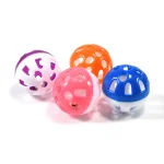 10pcs Pet Parrot Toy Colorful Hollow Rolling Bell Ball Bird Toy Parakeet Cockatiel Parrot Chew Cage Fun Toys Pet Bird Supplies 5