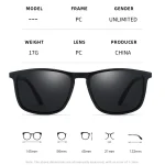 Fashion Square Polarized Cycling Sunglasses Men Women Driving Fishing Luxury Brand Designer Sun Glasses Eyewear UV400 2