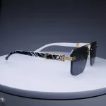 Fashion Rimless Sunglasses Men Women Populare Frameless Sun Glasses Male Female Classic Small Square Summer Traveling Shades 4