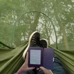 2023 Camping Hammock with Mosquito Net Pop-Up Light Portable Outdoor Parachute Hammocks Swing Sleeping Hammock Camping Stuff 3