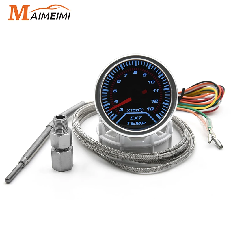 2" 52mm Exhaust Gas Temperature Gauge Auto Car LED EGT Voltmeter Tachometer Turbo Boost Oil Water Temp Gauge For Car Racing 12V 2" 52mm Exhaust Gas Temperature Gauge Auto Car LED EGT Voltmeter Tachometer Turbo Boost Oil Water Temp Gauge For Car Racing 12V