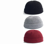 Winter Wool Knitted Beanie Unisex Casual Short Hip Hop Skull Cap Elastic