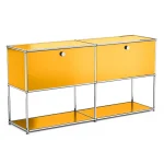 Modern Storage Cabinet Versatile Free-Standing Organizer for Living Room Bedroom and Home Office Bookshelf 4