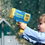 40 Hole bubble toy Launcher Handheld Portable Electric Automatic Bubble Gun Party Birthday Gift Toy(without Bubble Water) 4
