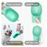 Portable Dog Water Bottle For Small Large Dogs Cat Outdoor Leakproof Walking Drinking Bowls Chihuahua French Bulldog Supplies 5