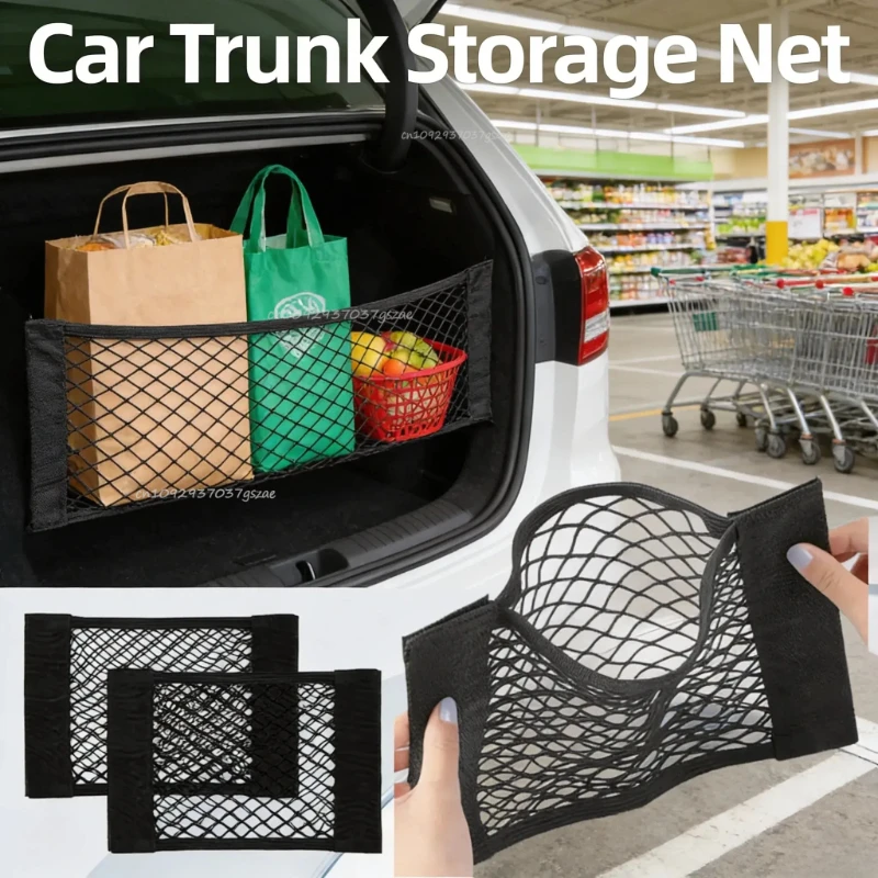 Car Storage Net Stretchable Mesh Pocket Net Magic Elastic Sticker Universal Rear Mesh Trunk Seat Bag Pocket Cage Auto Organizer Car Storage Net Stretchable Mesh Pocket Net Magic Elastic Sticker Universal Rear Mesh Trunk Seat Bag Pocket Cage Auto Organizer