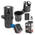 Rotating car center console beverage rack car cup holder double-layer storage rack cup holder 5