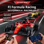 2025 New Rc Car 1:64 Scale Mini Alloy Model Adjustable Lighting Formula High-Speed Racing Remote Control Car Toy For Children 2