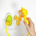 Baby Shower Bathroom Water Playing Little Yellow Duck Flower Shower Divine Device Water Spray Water Playing Toy 5