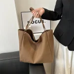 HOMEFISH  Large Capacity  Shopper Totes High Quality Eco Reusable Grocery Handbag For Women Travel Shoulder Bags Daily Pouch 2