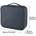 New arrival women's travel waterproof makeup bag Professional Embroidery Beauty Tool Storage Box Portable Makeup Case 3