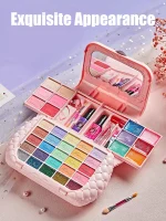 Children's cosmetics set, girl's mirror, princess, real washable, pretending to play with beauty toys, non-toxic and safe gift 2