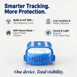 GPS Pet Tracker for Dogs Cats Built-in IoT Sim WiFi Tracking Unlimited Distance QR Code Anti-Lost Locator, Subscription Required 3