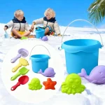 Children's Beach Toy Set, ATV, Sand Digging and Water Toy, Beach Bucket, Hourglass, Shovel, Beach Sand Play Tool Beach Toy 5