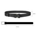 Tactical Belt Quick Release Outdoor Military Belt Soft Real Nylon Sports Accessories Men And Women Black Belt 4