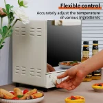 Large Capacity Electric Air Fryers Toaster Oven mechanical Household Kitchen 360°Baking Convection Oven Deep Fryer Oil free 12L 4