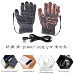 USB Heated Gloves Touchscreen Rechargeable Thermal Thickened for Skiing Motorcycle Cycling Commuting Outdoor Winter Activities 3
