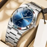 PAAZOMU Ultra Thin Quartz Watch Men Women Minimalist Style Waterproof Luminous Wristwatch Comfortable Strap Daily Office Gift