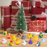 Joyfy Rubber Ducks Random Assortment Mini Rubber Duckie Toys for Kids Bath Shower Toys Birthday Gifts Summer Beach Pool Activity 5