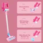 Electric Mini Vacuum With Light and Music Cleaner Simulation Housework Dust Catcher Educational Pretend Play Toys for Kids Gifts 4