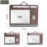 MUMUCC Student Dormitory Writing Desk Laptop Computer Desk Office Furniture Bed Table Folding Table Soft Bottom Cushion Table 3