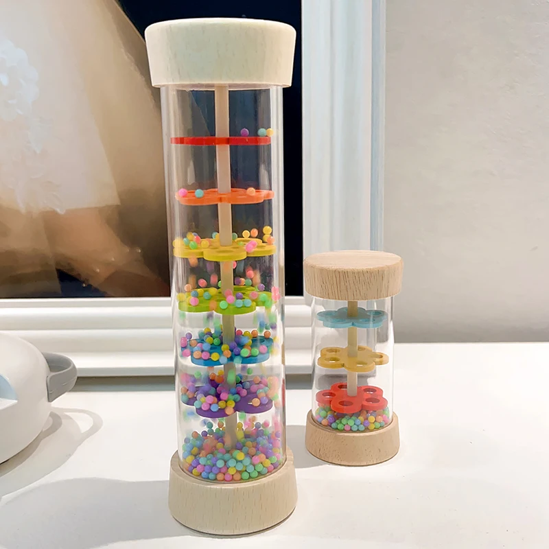 Wooden Rain Sound Tube Instrument Rain Maker Rain Stick Musical Instrument Hourglass Music Shaker Toy Hearing Enlightenment Toys Wooden Rain Sound Tube Instrument Rain Maker Rain Stick Musical Instrument Hourglass Music Shaker Toy Hearing Enlightenment Toys