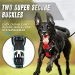 No Pull Dog Harness Front Clip Heavy Duty Reflective Easy Control Handle for Large Dog Walking 6