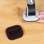 5pcs Office Chair Wheel Stopper Furniture Parts Caster Cup Prevents Scratches Wood Floor Carpet for Roller Feet Anti-slip Mat 2