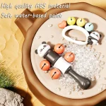 Baby Music Instruments Toy Montessori Rattle Ball Sand Hammer Black White Visual Stimulation Sensory Instrument Educational Toy 5
