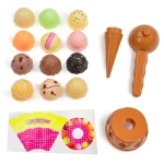 Children Simulation Food Kitchen Toy Ice Cream Stack Up Play Kids Pretend Play Toys Educational Toys For Baby Gifts 3