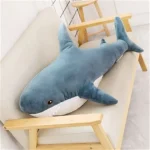 Shark Soft Stuffed Toys Sea Animal Accompany Pillow Plushies Animal Doll For Children Boys Gifts Birthday Party Decor 4