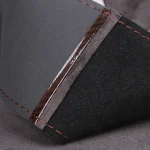 38CM Hand Sewing Glossy Carbon Fiber Suede Leather Car Steering Wheel Cover Non-Slip Universal DIY Auto Interior Accessories 5