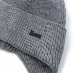 New Men Winter Hat Add Fleece Warm Earflap Cap Stylish Soft Beanie Hat For Male Outdoor Thicken Ski Sports Knitted Hat 4