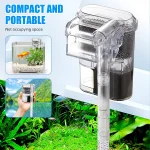 New Aquarium Hanging Filter Mini Filter Fish Tank USB power interface 2.5W Flow 250H/L Suitable for fish tanks below 30cm 2