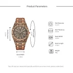 New Hot Watches Fashion Men Stainless Steel Watch Luxury Calendar Quartz Wristwatch Business Watches Man Clock Relogio Masculino 6