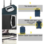 Thick Elastic Cartoon Luggage Protective Cover Zipper Suit For 18-32 inch Bag Suitcase Covers Trolley Cover Travel Accessories 6