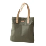 1Pc Women's Tote Bag Canvas Sewing Thread Large Capacity Advanced Sense Handbag Convenient Practical Female's Commuter Bag 6