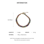 Luxury Shiny Full Rhinestone Choker Necklace for Women Personalized Geometric Crystal Necklaces Wedding Jewelry Party Gifts 6