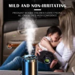 Car Diffuser Humidifier 5 Modes Car Humidifier Aromatherapy Diffusers Car Air Freshener For Car Home Office Bedroom Long 6