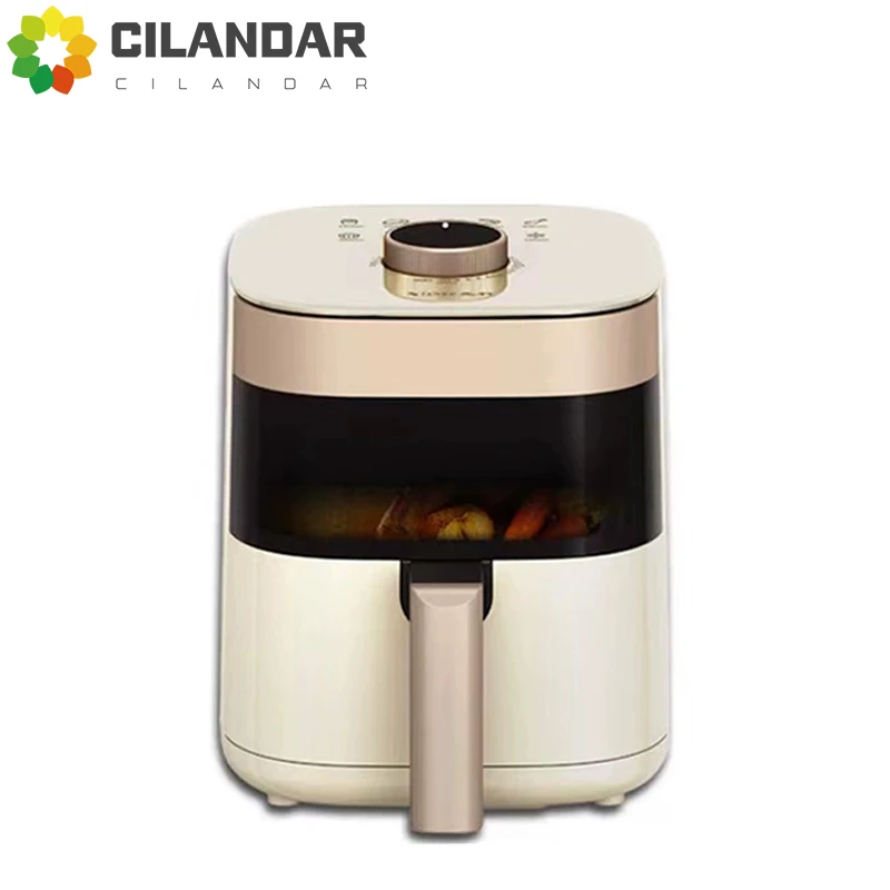 2026 New Xianke Air fryer 5L large capacity household barbecue multifunctional rotary electric fryer electric oven 2026 New Xianke Air fryer 5L large capacity household barbecue multifunctional rotary electric fryer electric oven