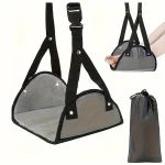 Adjustable foot hammocks for travel, car, airplane rest, office hanging, simple leg support foot pads, foot hammocks 2