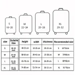 Thick Elastic World Map Luggage Protective Cover Zipper Suit For 18-32 inch Bag Suitcase Covers Trolley Cover Travel Accessories 2