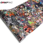 Car Adhesive Vinyl Wrap for Car Camouflage Printed Waterproof Motorcycle Stickers Tuning Auto Accessories Self-adhesive Film 6