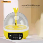 Mini Egg Incubator for Home Automatic Temperature Humidity Control 4 Eggs Candler Poultry Hatching Machine for Chickens Ducks Pi 3