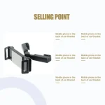 360 Degree Rotating Car Headrest Tablet Mount Holder Portable iPad Stand Auto Rear Seat Pillow Bracket for Travel Road Trip 6