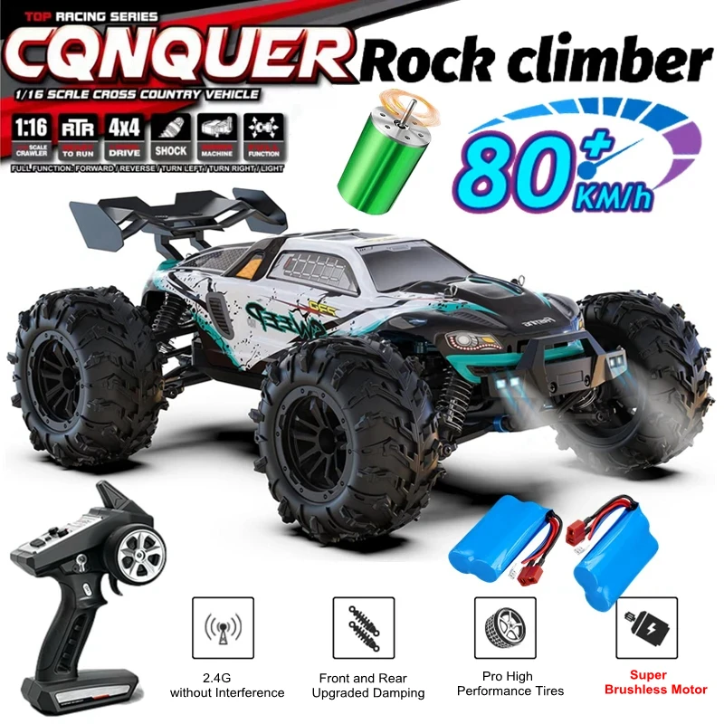 4WD Remote Control Car Off Road 4x4 RC High Speed Buggy Truck Super Brushless 50 or 80KM/H Fast Drift Racing Toy Kids Adults 4WD Remote Control Car Off Road 4x4 RC High Speed Buggy Truck Super Brushless 50 or 80KM/H Fast Drift Racing Toy Kids Adults