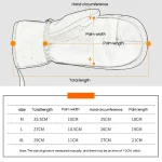 Winter Ski Gloves Waterproof Touch Screen Thermal Thick Snow Gloves Men Women Snowmobile Warm Mittens Outdoor Ski Gloves 6