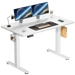 JHK Electric Standing Desk Height Adjustable 40x24 Inch Stand Up Sit Stand Computer Desk Workstation Ergonomic Work Table 2