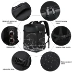 Ryanair 40x20x25 and Easyjet 45x36x20 Cabin Bag Travel Backpack Unisex Laptop Backpack Outdoor Travel Backpack Student.School 2